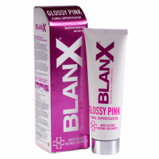 Зубная паста Blanx Pro Glossy Pink Глянцевый эффект